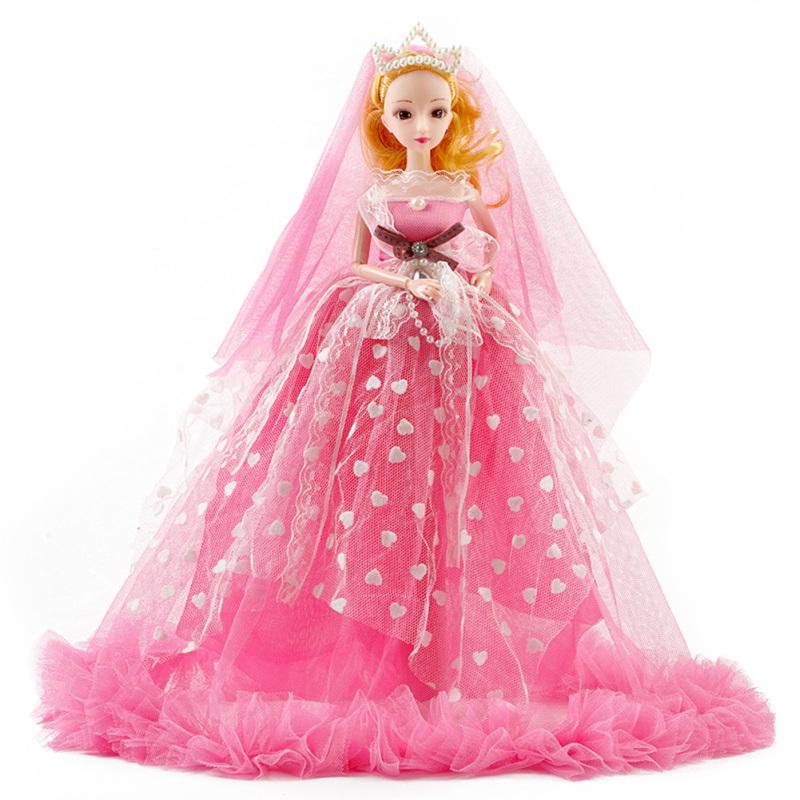 40cm Hochzeits-Prinzessinnenpuppe Spielzeug Kinder Geburtstagsgeschenk Kinder Simulations-Mädchen Begleiter