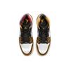Air Jordan 1 Mid SE Wear-Away - Taxi Men Sneakers Black White Sail DQ8417-071