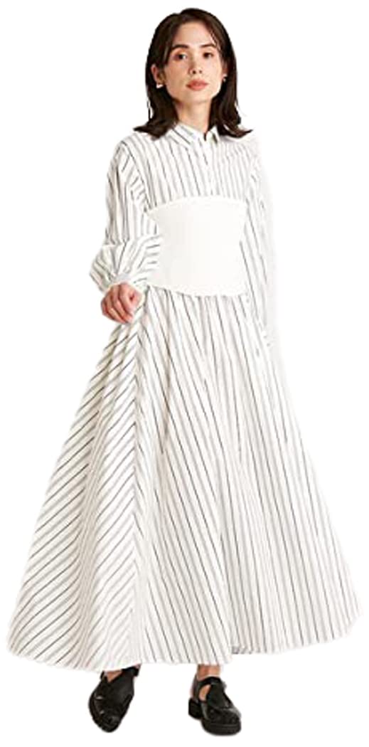 

Snidel Knit Bustier Volume Dress SWNO221080 Women s White
