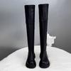 Fashion Flats Women Knee High Boots Platform Fashion Winter Shoes Designer New Woman High Boots 2025 New Brand Goth Mujer Chelsea Botas