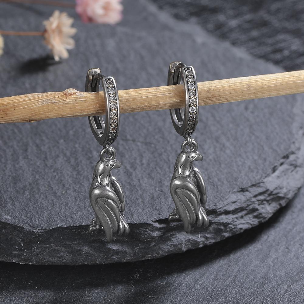 Natural Shell Stone Drop Earrings for Women White Black S Silver Hoop Earring Party Gift Fine  Wholesale