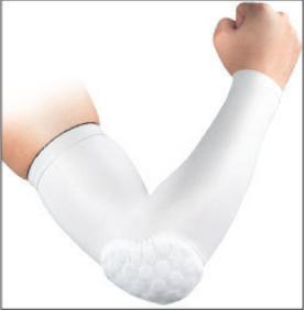 Honeycomb Anti-collision Elbow Protection Outdoor Sports Sleeve-Polyester Sun Protection Unisex Summer Cycling Basketball Arm