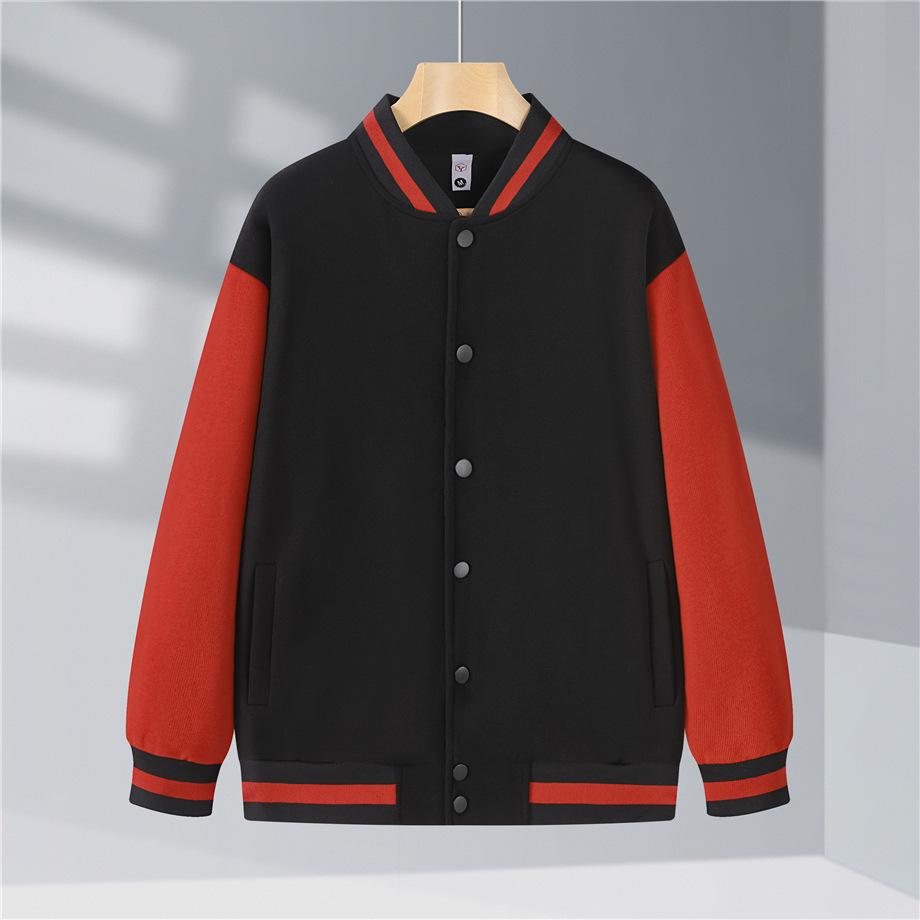 Toamnă Nou Bumbac Oxigen Jachetă Subțire de Baseball cu Nasturi Cămașă de Baseball cu Mâneci Lungi Top de Cuplu Îmbrăcăminte de Lucru Jachetă cu Guler Înalt Uniformă de Echipă