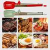 Stainless Steel Food Tongs Non-Slip Ergonomic Kitchen Tongs for BBQ Salad Pasta Heat-Resistant Dishwasher Safe Essential Cooking Utensil
