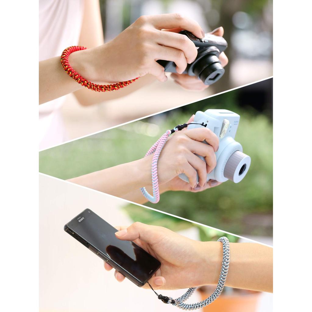 HAKUBA Camera Straps STRAPS Wrist Strap Slim for Compact and Smartphones Paracord Knit Cloud Cameras, Instax, KSTPS-WL1-CLD