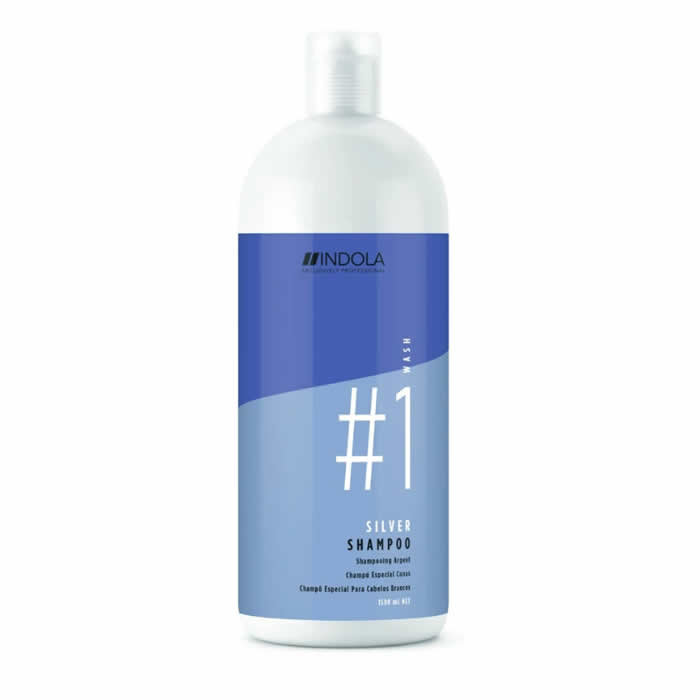 

Indola Silver Shampoo For Blond And Gray Hair 1500ml