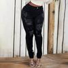 Women's Trousers Large Size Stretch Jeans Loose Semi-Elastic Pants