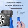 Emergency Tire Repair Tool Kit with Vulcanized Strips