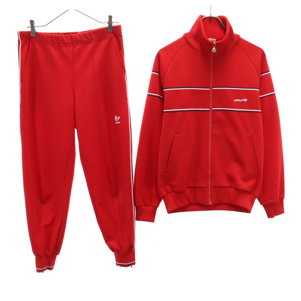 

adidas 70-е Винтаж Западная Германия бирка сделано Descente Трилистник логотип джерси куртка Комплект Мужской Б/У