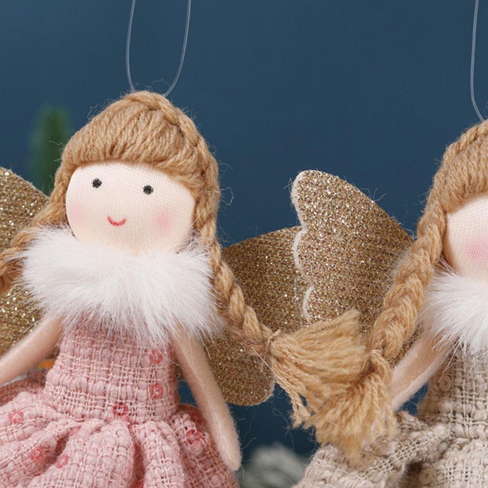 Soft Plush Angel Girl Pendant Cartoon Angel Girl Ornaments  Party Favors