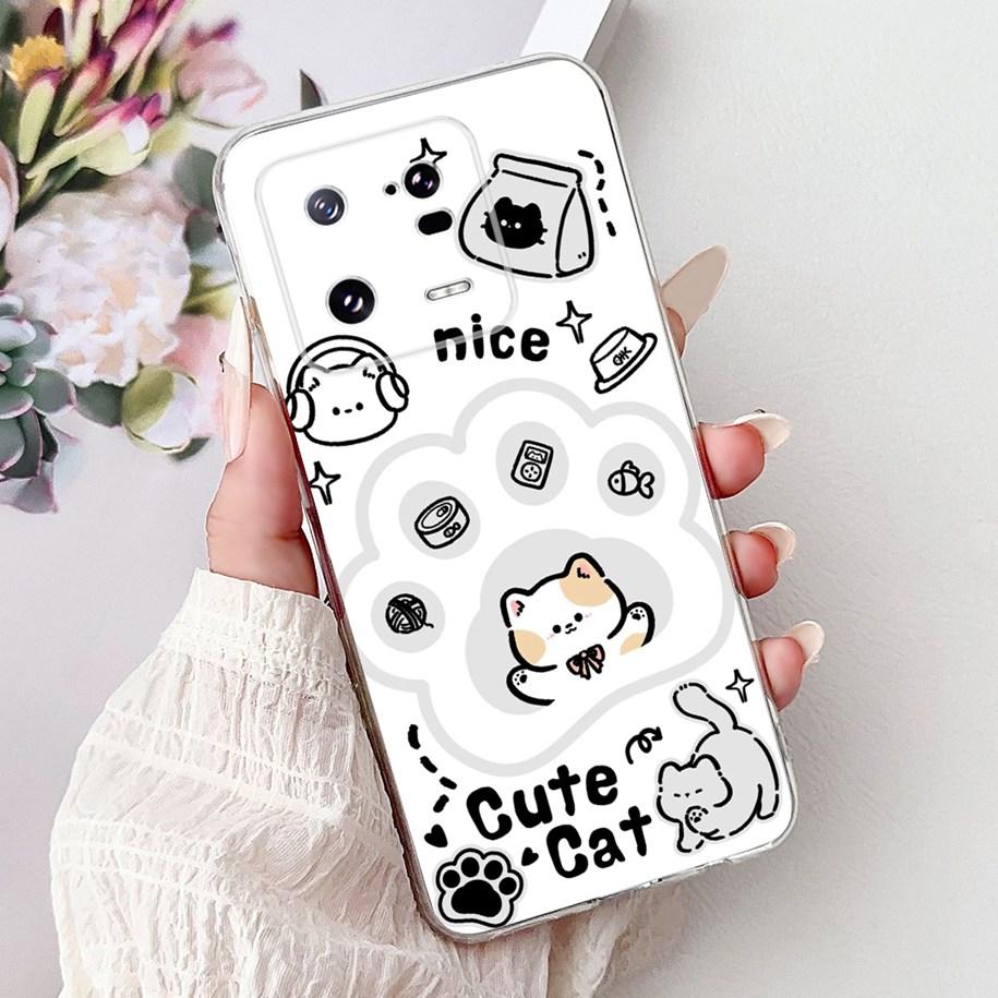 

For Xiaomi 13 13T Pro Case Cool Fashion Dragon Cartoon Soft Silicone Slim TPU Cover For Xiaomi Mi 13 Mi13T 13Pro Shockproof Capa Xiaomi 13