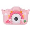 Kids Digital Camera 2.0 Inch IPS Screen Photo Video Recording Camera Silicone Case Cartoon Photograp