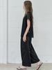 AVANT-G Poncho Oversized Knit - Black