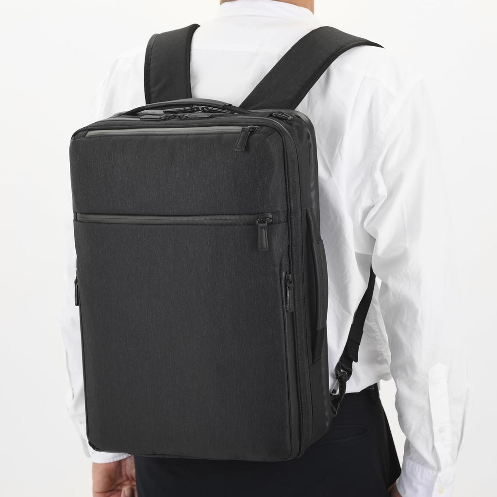 Business Bag 3way Business Backpack Heather Can store inch PC Compatible with B4 material that is difficult for water to Comes with chest belt 2 air