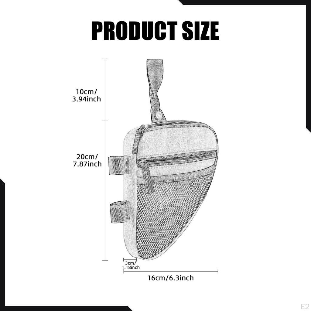 Crutch Accessories Bag and Mesh Pocket, Eblow Storage Pouch, Forearm