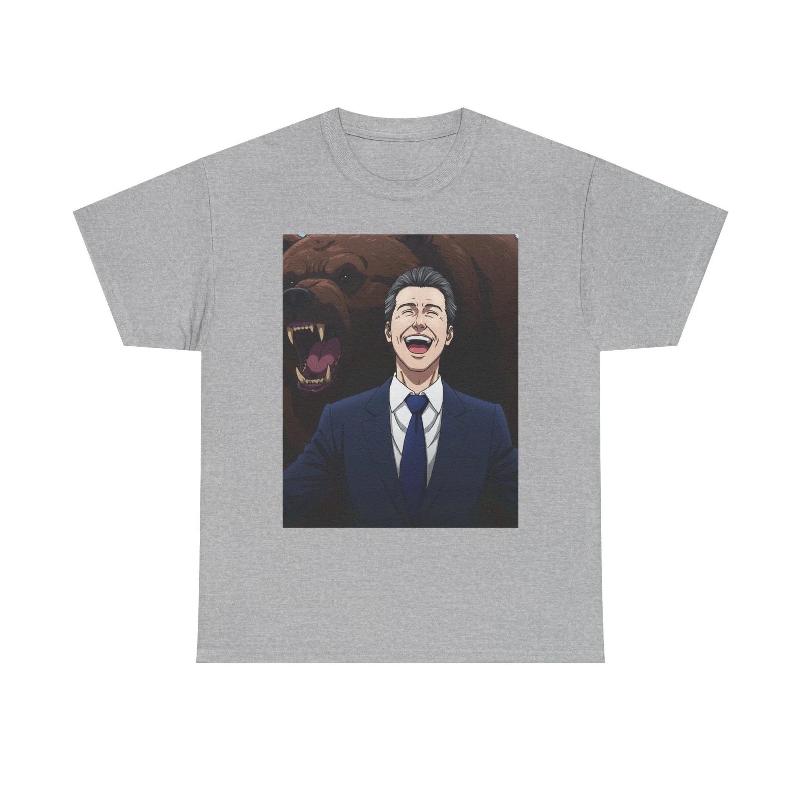 GAVIN NEWSOM CALIFORNIA don t poke the bear UFOTABLE SHORT SLEEVE TEE T-SHIRT S