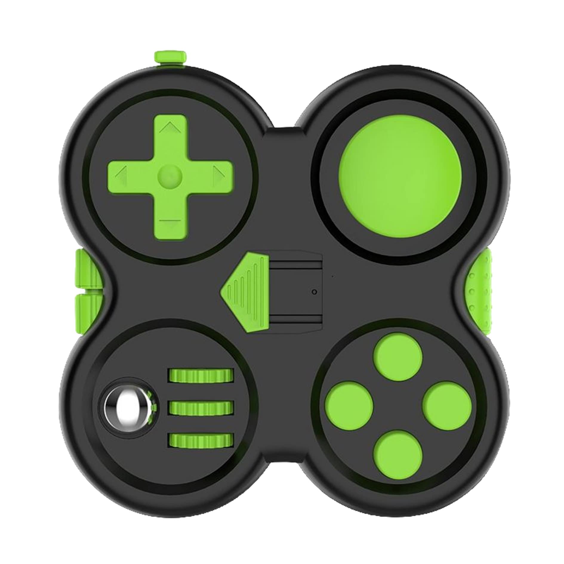 

Leiasnow Fidget Pad, Stress Relief Toy with Buttons, Anxiety Relief, Smoking Cessation, and Autism (Green & Black)