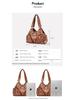 European & American Style 2025 Retro Soft Leather Motorcycle Crossbody Shoulder Bag for Women