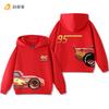 Cars Lightning McQueen Fun Printed Kids Boys Girls Hooded Sweatshirt Fall and Winter Casual Fashion Warm Student Hoodie