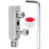Stripped Screw Extractor, with Tape, Water Pipe Screw Removal Tool Broken Bolt Remover for 1/2 Inch 3/4 Inch Pipes Valve Faucet, Faucet Angle Valve