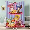 Tokyo MMew Mew Throw Lightweight g Flannel Blanket Soft Skinfriendly for Summer Cooling