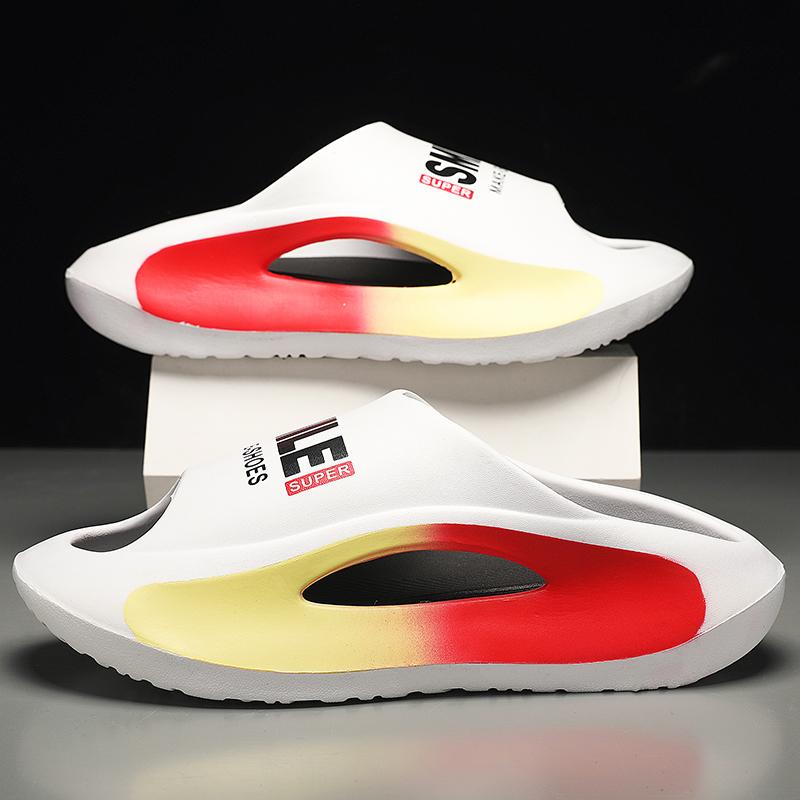 Men's Slippers Massaging the Feet Flip-flops Thick Bottom Unisex Soft EVA Nonslip Home Slippers for Women Men Summer Beach Shoes