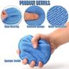10 Pièces-1 Pièce Éponge de Polissage pour Cire de Voiture Pour Entretien Détaillé de Voiture Tampon de Polissage Fibre Superfine Dépoussiérage Entretien Éponge en Mousse Nettoyage