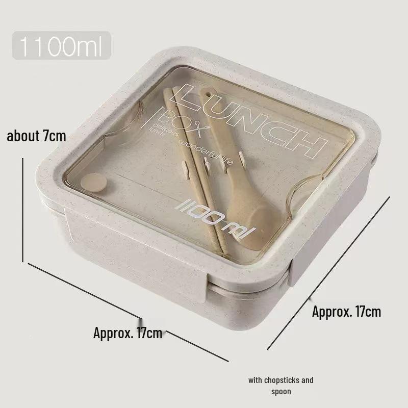 Microwave-Safe Portable Bento Box for Office Workers and Students