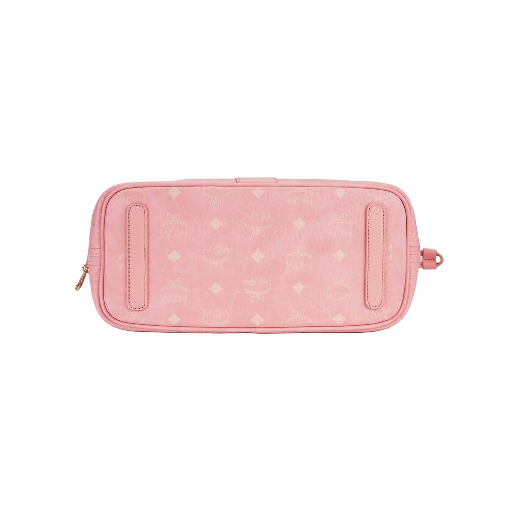 MCM Liz Artificial Leather Combo Bag, Tote Bag, Shopping Bag, Handbag, Shoulder Bag Small Women's Pink MWPDSLR02QZ001