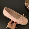 Fashion Fashion Silk Women Ballet Flats Shoes Footwear Designer Shallow Female Round Toe Butterfly-Knot Ladies Flats Slides Shoes