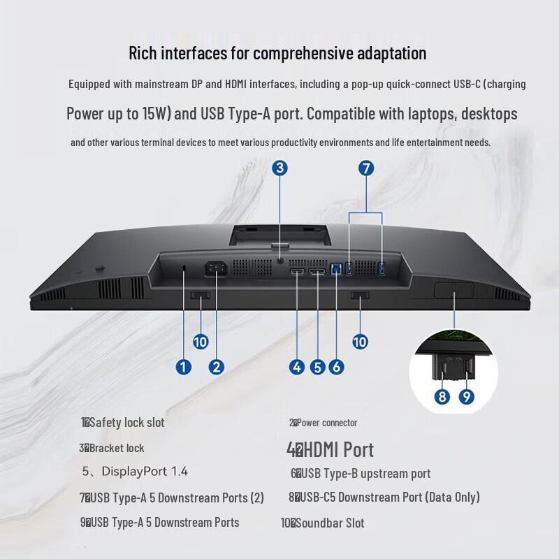 Dell P2425D 23.8-inch 2K QHD IPS 100Hz Monitor (CN version)