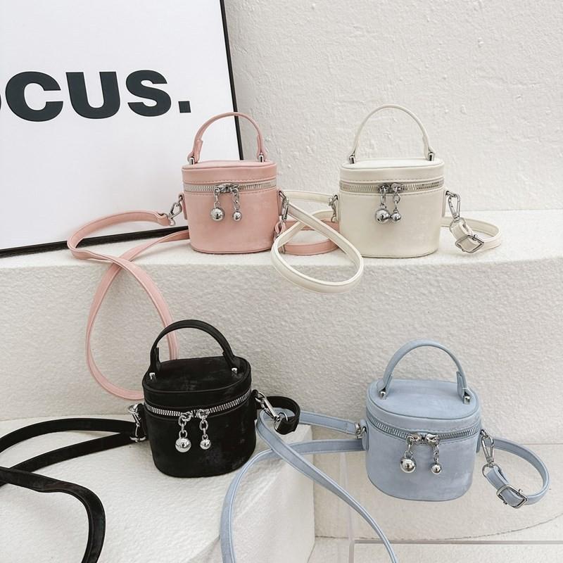 Stylish Mini Bucket Bag For Kids With Breathable Pu Material Cute And Fashionable Design