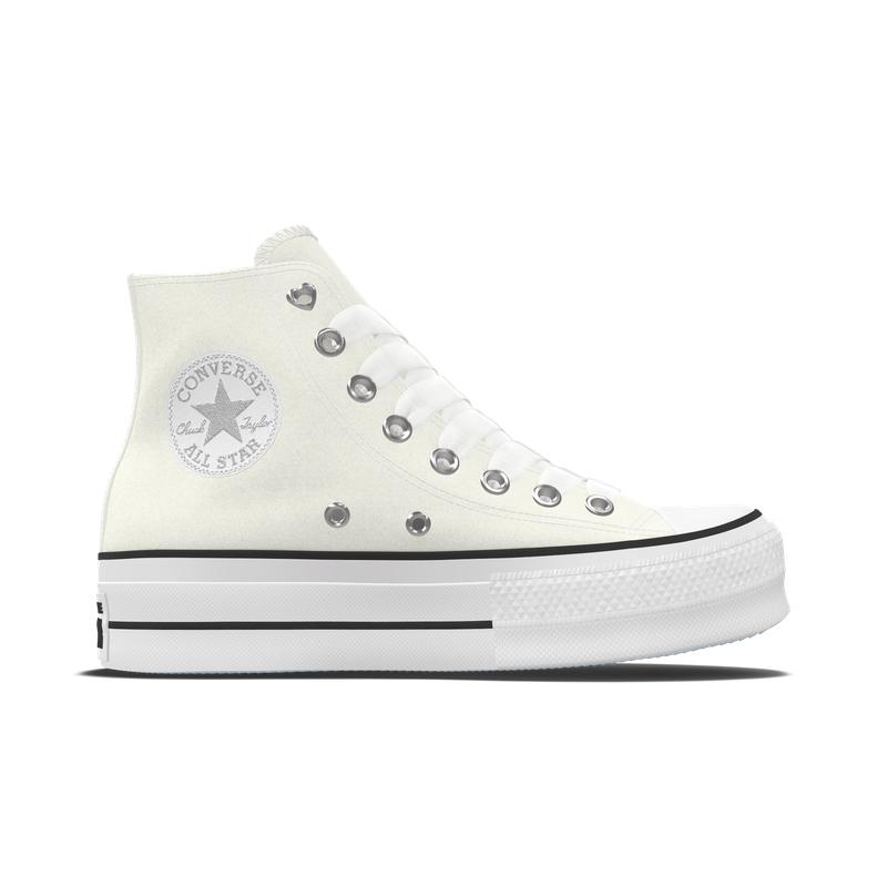 Converse All Star Comfortable Versatile Durable Lightweight High-Top Canvas Shoes Unisex Sneakers White A02253C