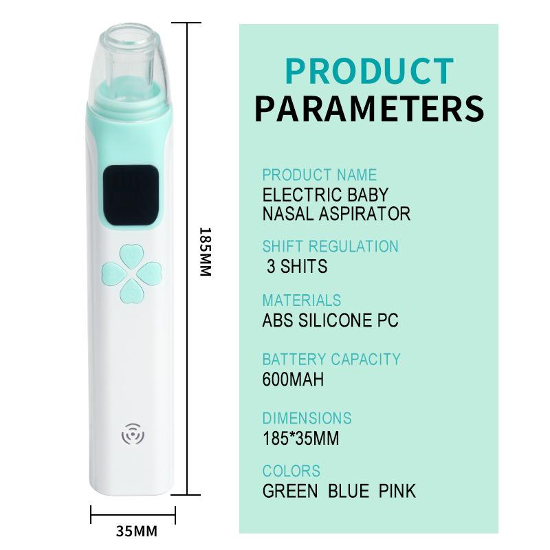 Electric Nasal Suction Device for Children and Children, Household Snot and Booger Nasal Washing