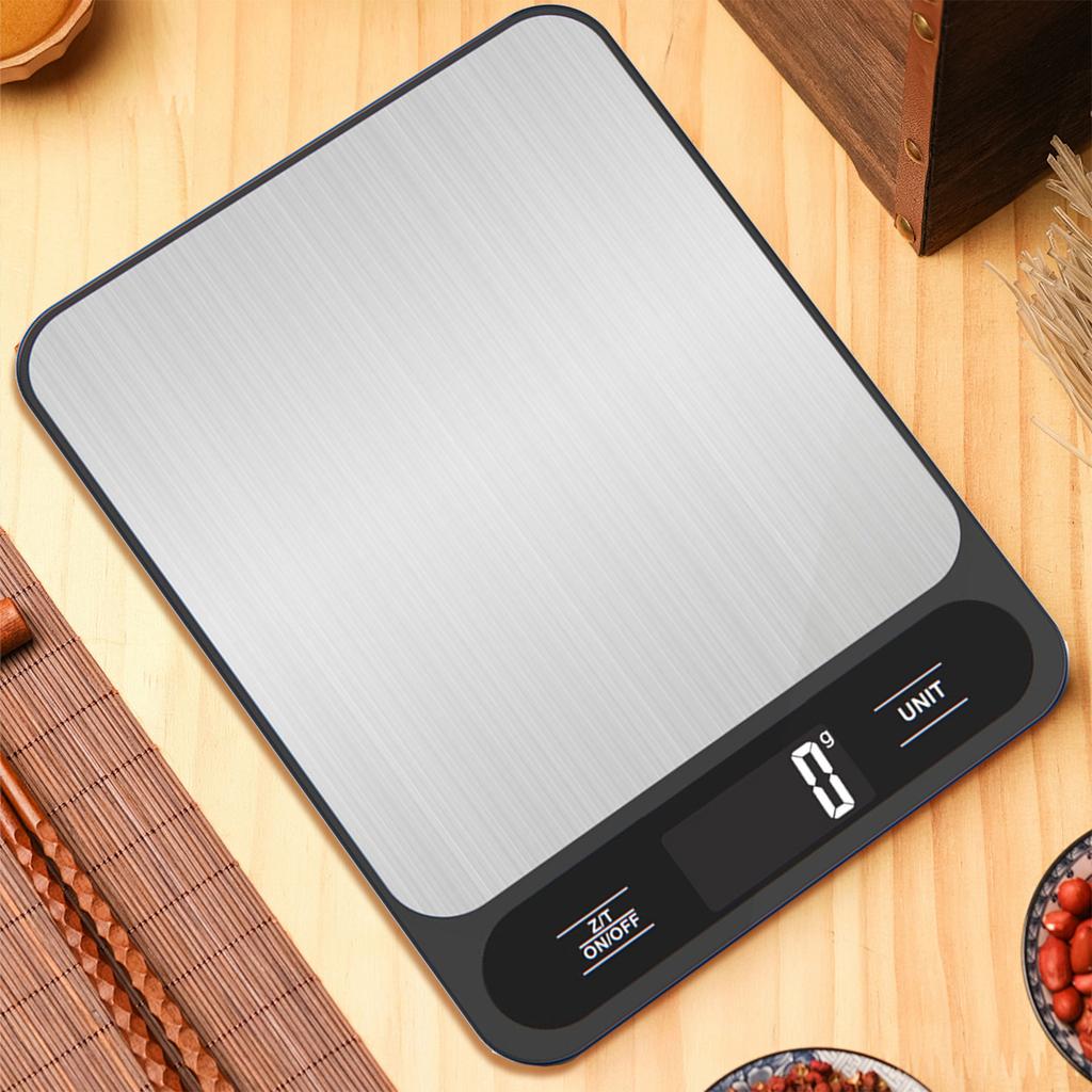 5/10/15KG Digital Food Scale Rechargeable Electronic Scale with LCD Display Kitchen Gram Weight Scales Multifunctional