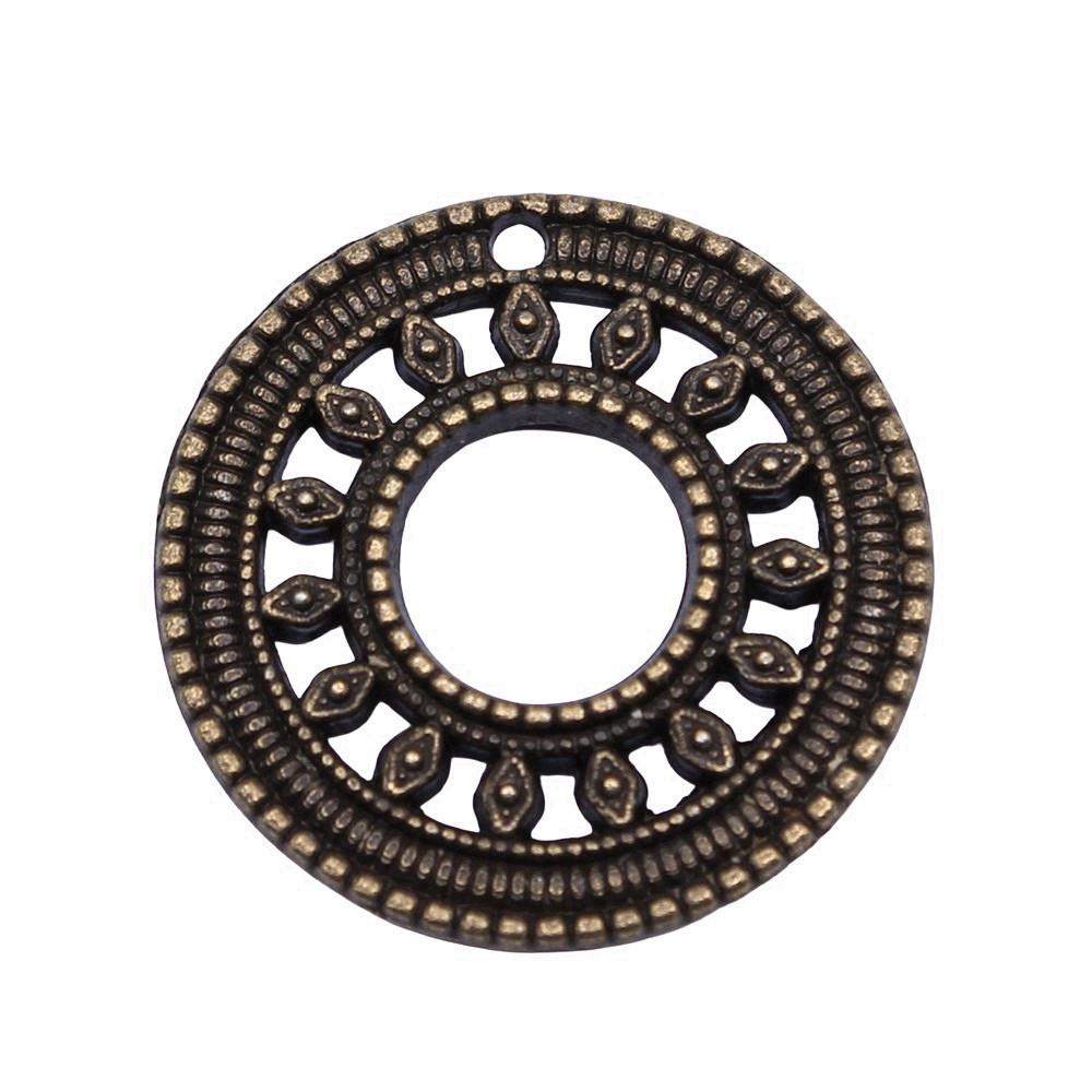 Flowers Of Life Charms Vintage Alloy Pendants For Nature Inspired Jewelry Making