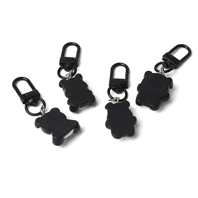 Lovely  Small Panda Animal Keychain Sweet Versatile Backpack Decoration Accessories Creative Simple Pendant Gifts