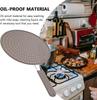 Silicone Splatter Screen with Handle Heat-resisting Oil Splash Guard Drain Board Cover Kitchen Frying Pan Lid Cooking Tools