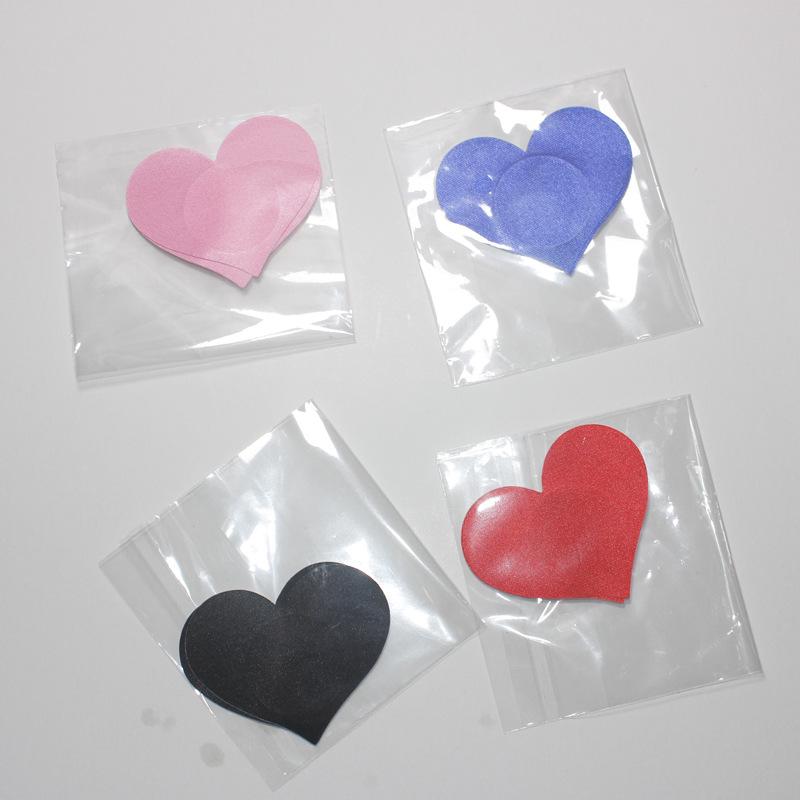 1Pair Breast Petals Heart Shape Adhesive Nipple Covers Breasts Petals and Sticker Emptied Chest Breast Petals