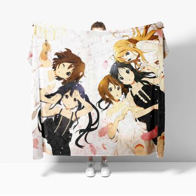Anime Japan Kawaii New K-ON! Flanne Blanket Soft Comforter Sets Throw for Couch Warm Flannel Blankets Bedroom Kawaii Cute