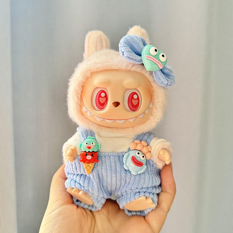 13 Styles Cute Mini Plush Doll'S Clothes Outfit Accessories Korea Kpop Exo Labubu II Idol Dolls Jumpsuit Sitting Party Clothing