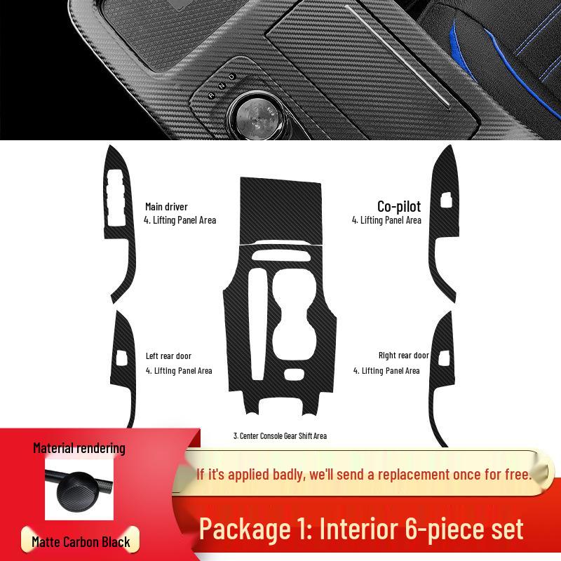 Envision S Interior Stickers: Center Console Gear Shift Film for 20 Models