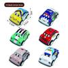 Mini Alloy Pull-Back Racing Car - Durable Tinplate, Inertia-Powered Toy for Boys