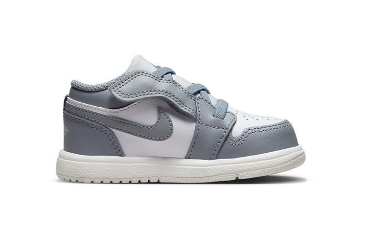 Jordan Air Jordan 1 Low Alt Comfortable Abrasion Resistant Low top Vintage Basketball Shoes Gray White DX5881-053