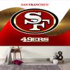 1pc San Francisco 49ers LOGO Tapestry, Living Room, Bedroom, Office, Party Decor, Ideal Festive Gift