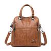 New High Quality Leather Backpack Women Shoulder Bags Multifunction Travel Backpack School Bags for Girls