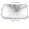 Car sunshade Car front windshield visor retractable easy to store portable sun protection heat insulation block