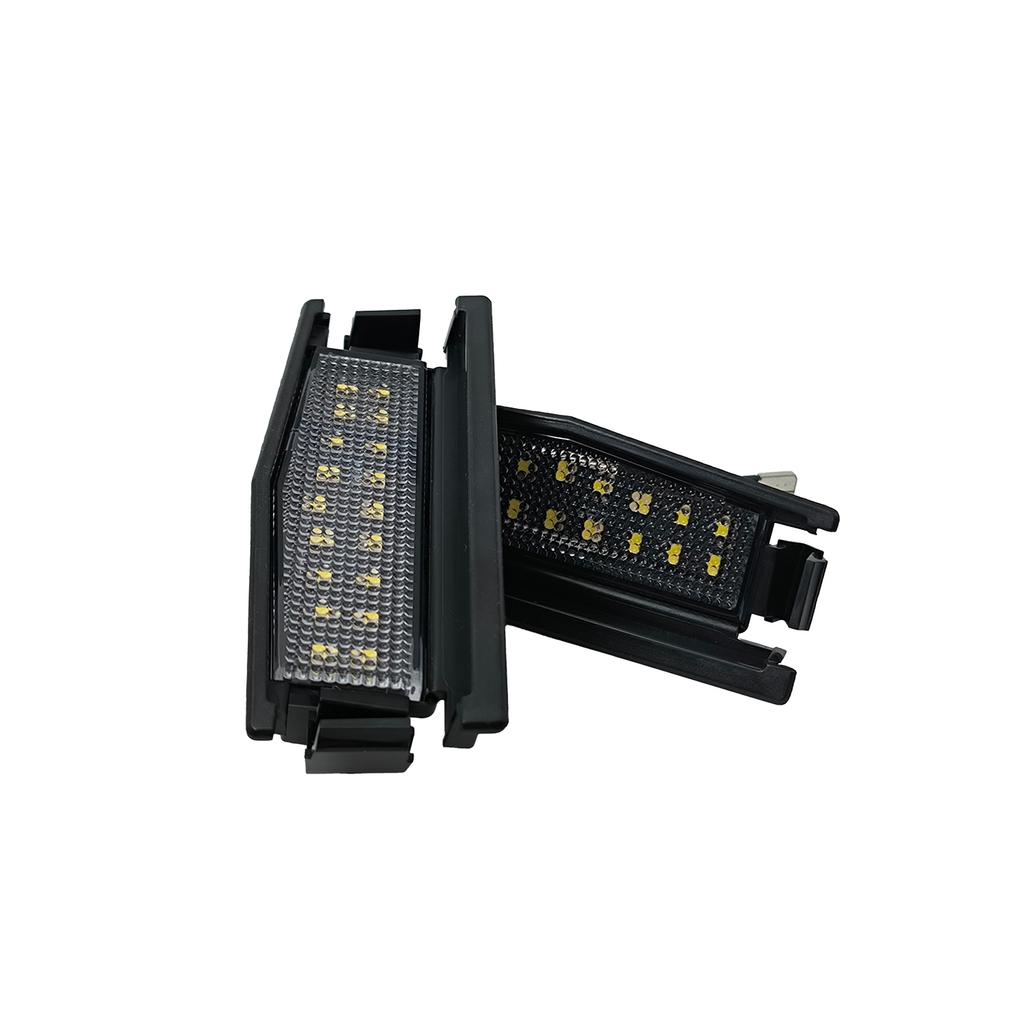 2PCS LED License Plate Lights 6000K For Mazda 2 2016 MX5 Miata 2016 white license plate light number plate lamp