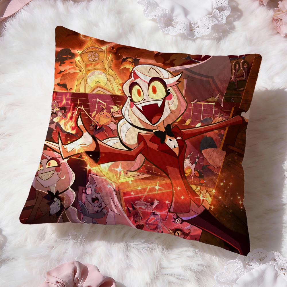 Hra H-Hazbin HotelS Povlak na polštář Prémiový komfort Oboustranný povlak na polštář - Dvoustranný design pro jakoukoli místnost a interiér auta