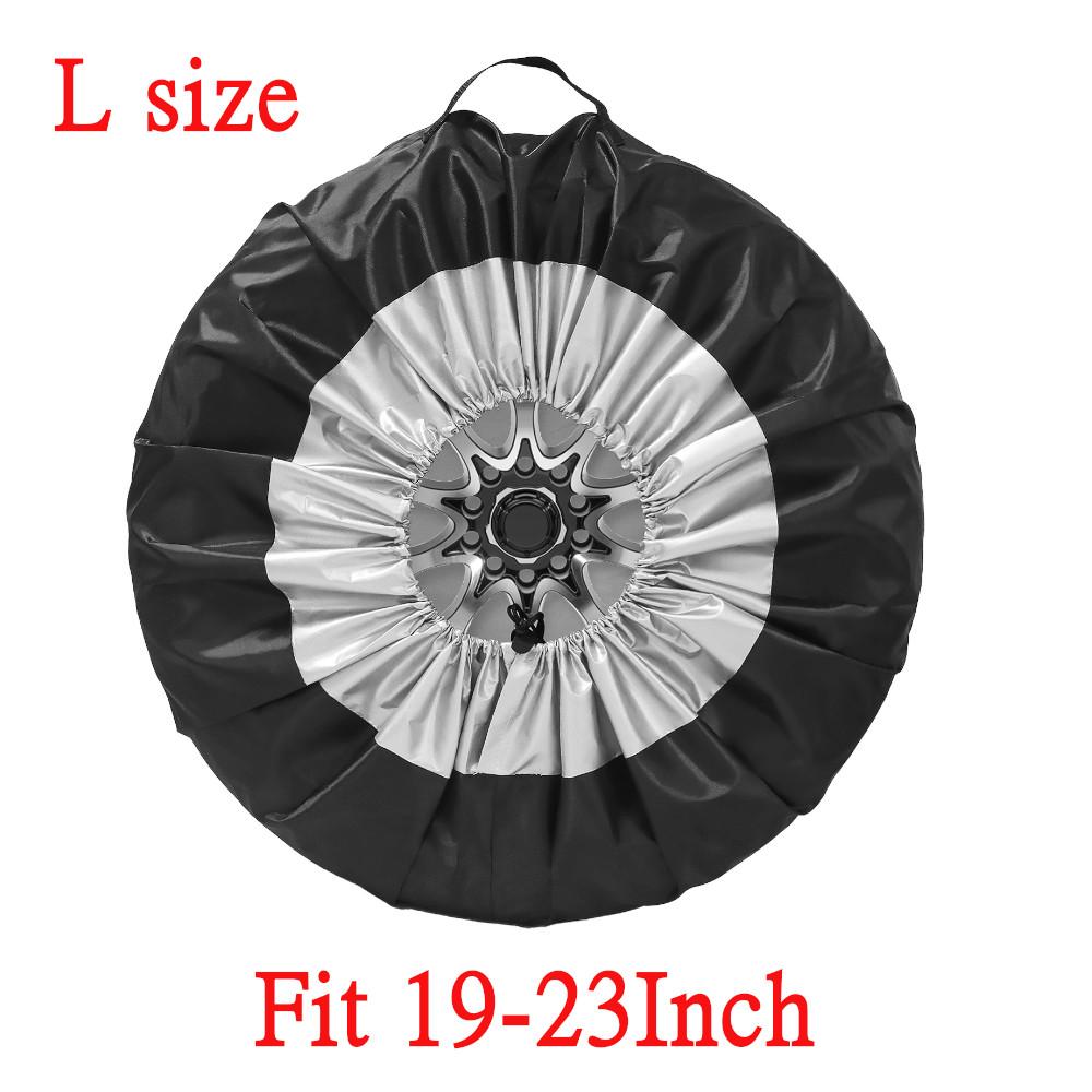1PC/4PCS Spare Tire Cover Case Tire Wheel Bag Spare Wheel Tyre Weather Protection Storage Covers Wheel Vehicle Tyre Waterproof